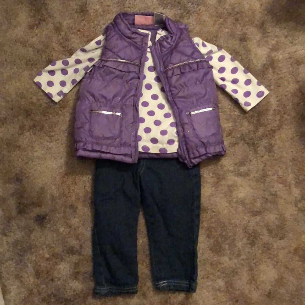 Super cute 3-piece vest outfit